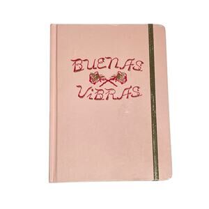 Journal 6” x 8” Case Bound Elastic and Gold Edges Pink